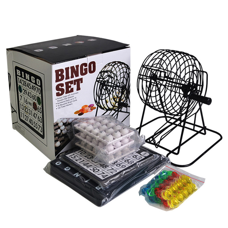 Party Games Large Groups - Bingo Lotteria Macchina Acciaio Bingo Gioco