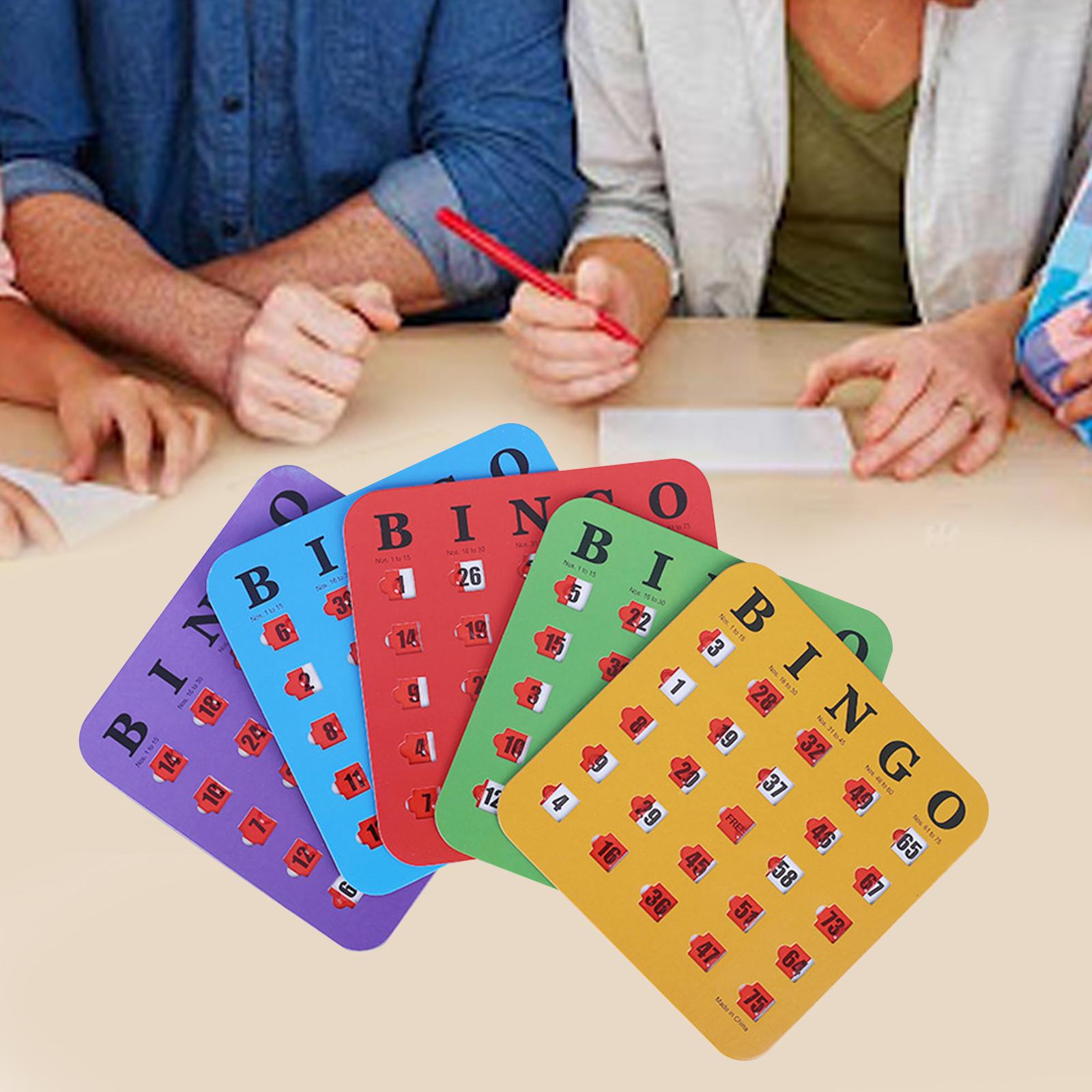 Party Games Large Groups - 5 Pezzi Carte da Gioco Bingo
