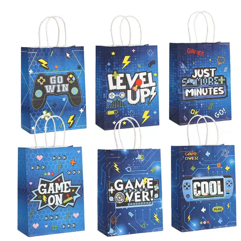Party Games Adult Birthday - 6/24 pezzi videogioco su tema sacchetto
