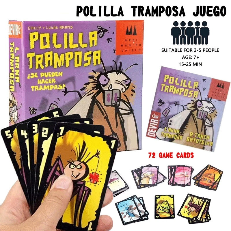 Party Games Juegos De Mesa - Cheating Moth Gioco di carte spagnole
