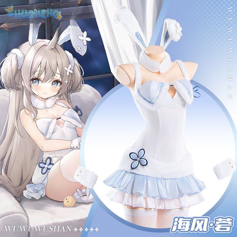 Party Games Bunny - Umikaze Costume Cosplay Gioco Anime Azur