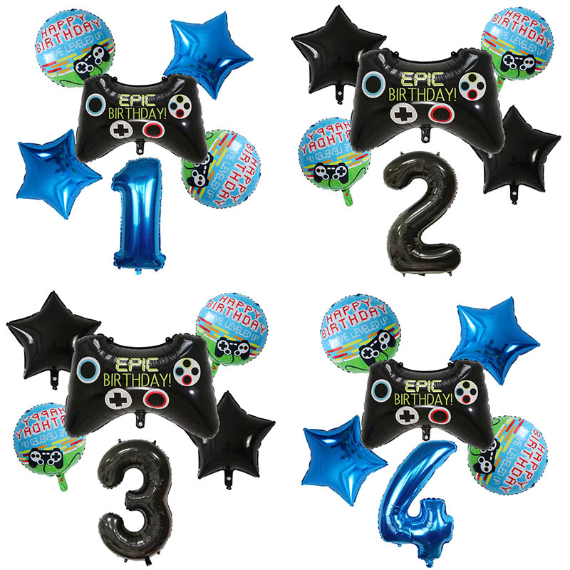Party Games Baby Shower - 6 Palloncini in Foil a Forma