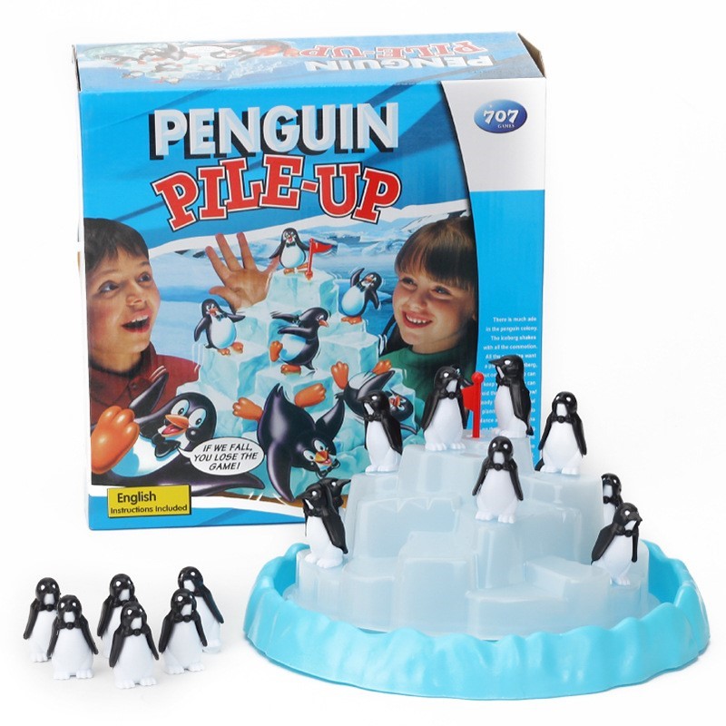 Party Games At Home - Gioco da Tavolo Puzzle con Pinguini