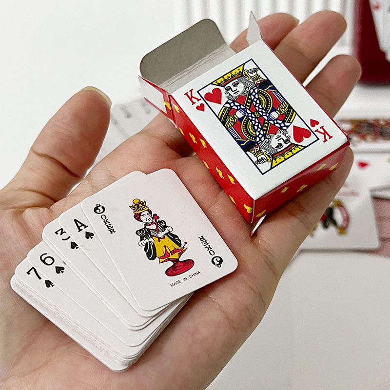 Party Games Juegos De Mesa - 5PCS Mini Poker Carte da gioco