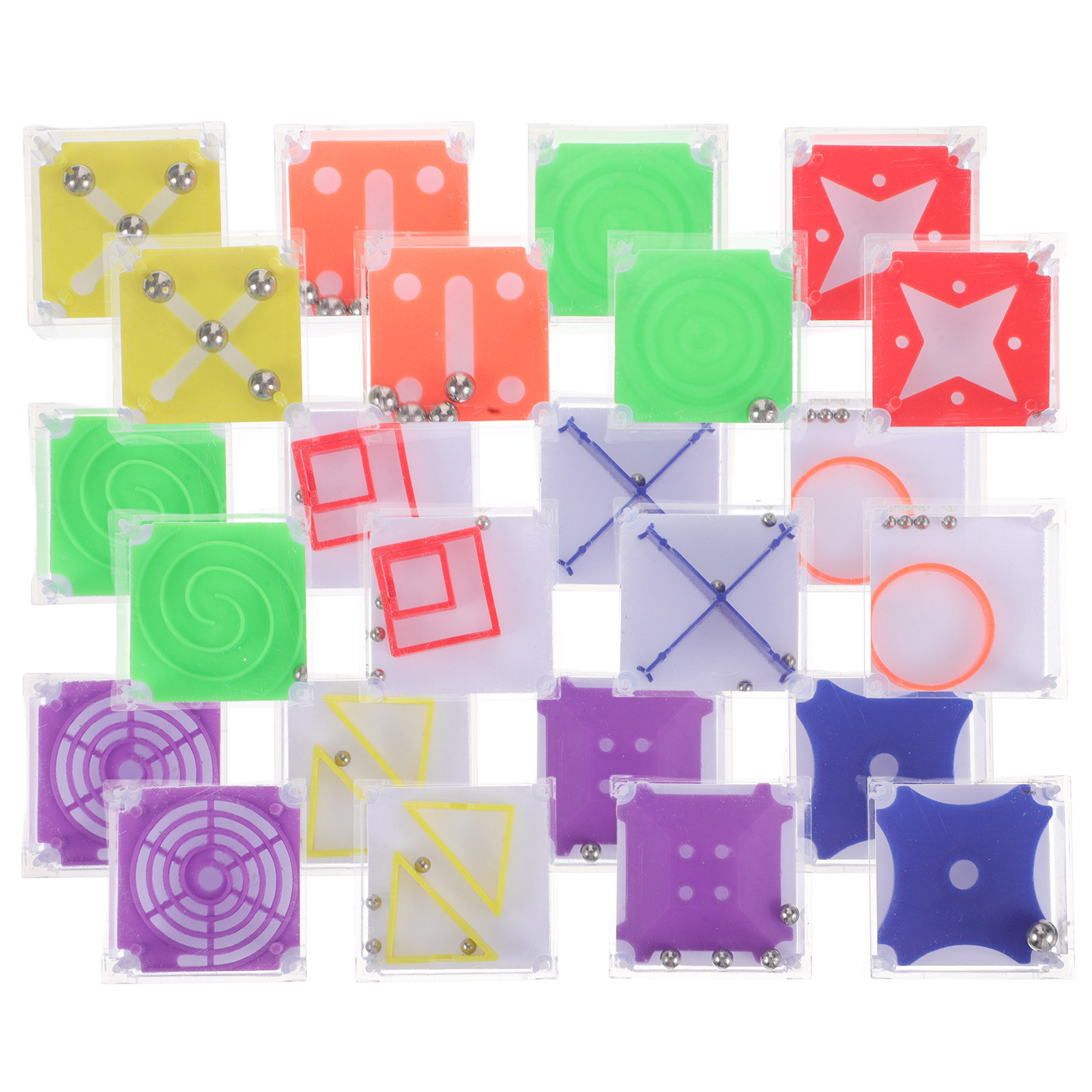 Party Games Kids And Adults - 24 Pezzi Mini Labirinto a Sfera