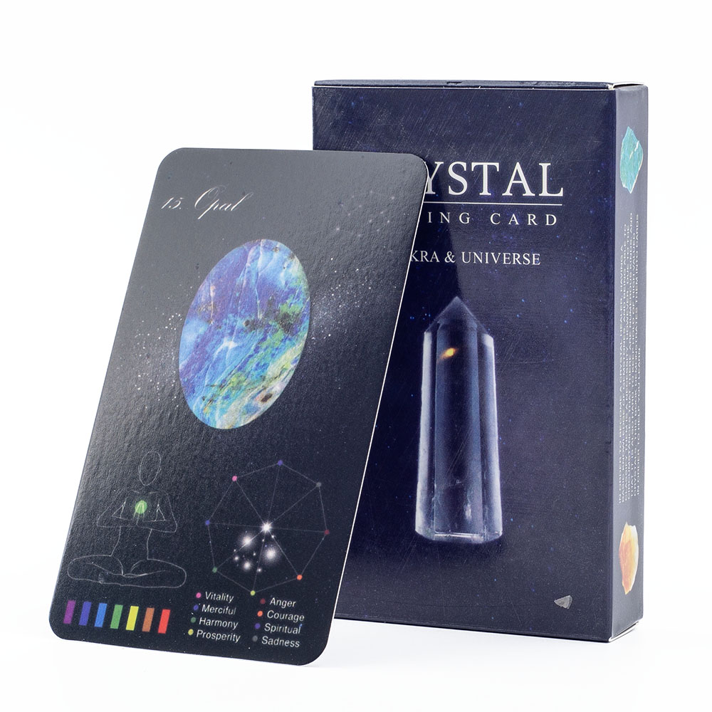 Zodiac Party Games - Carte curative con cristalli Mazzo da