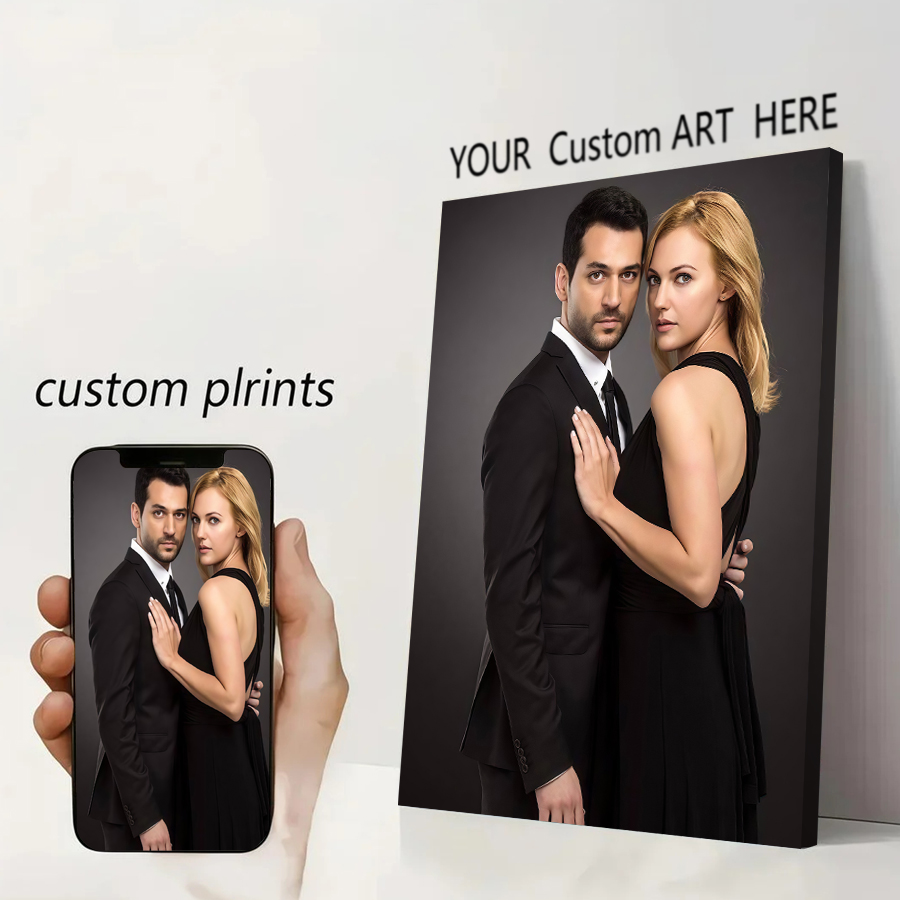 Party Games Baby Shower - Poster su Tela Personalizzato con Stampa
