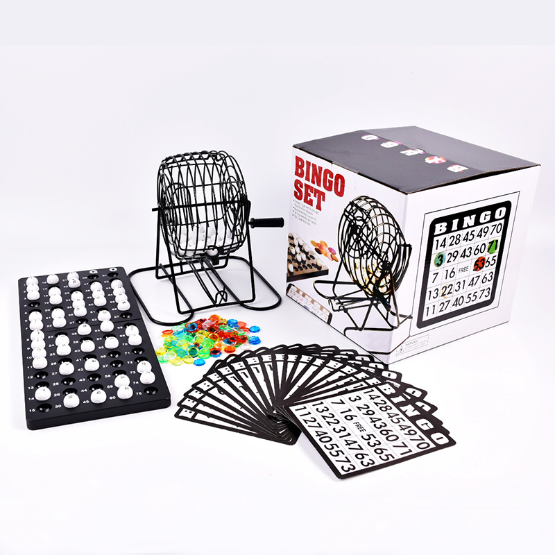 Party Games Large Groups - Bingo Lotteria Macchina Acciaio Bingo Gioco