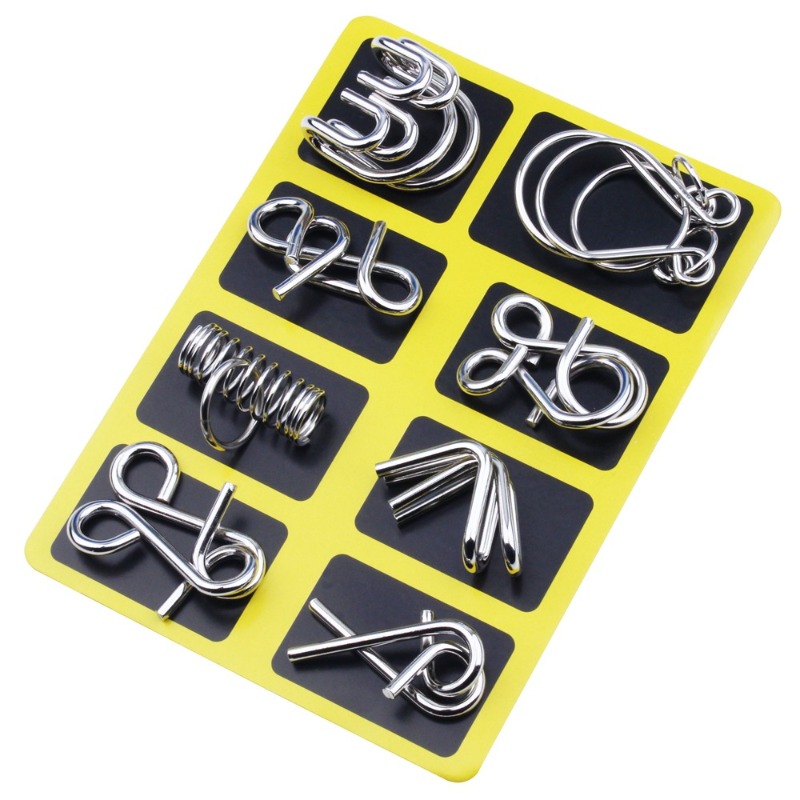 Set di 8 Puzzle in Metallo, Cl - Party Games At Home recensione e prezzo