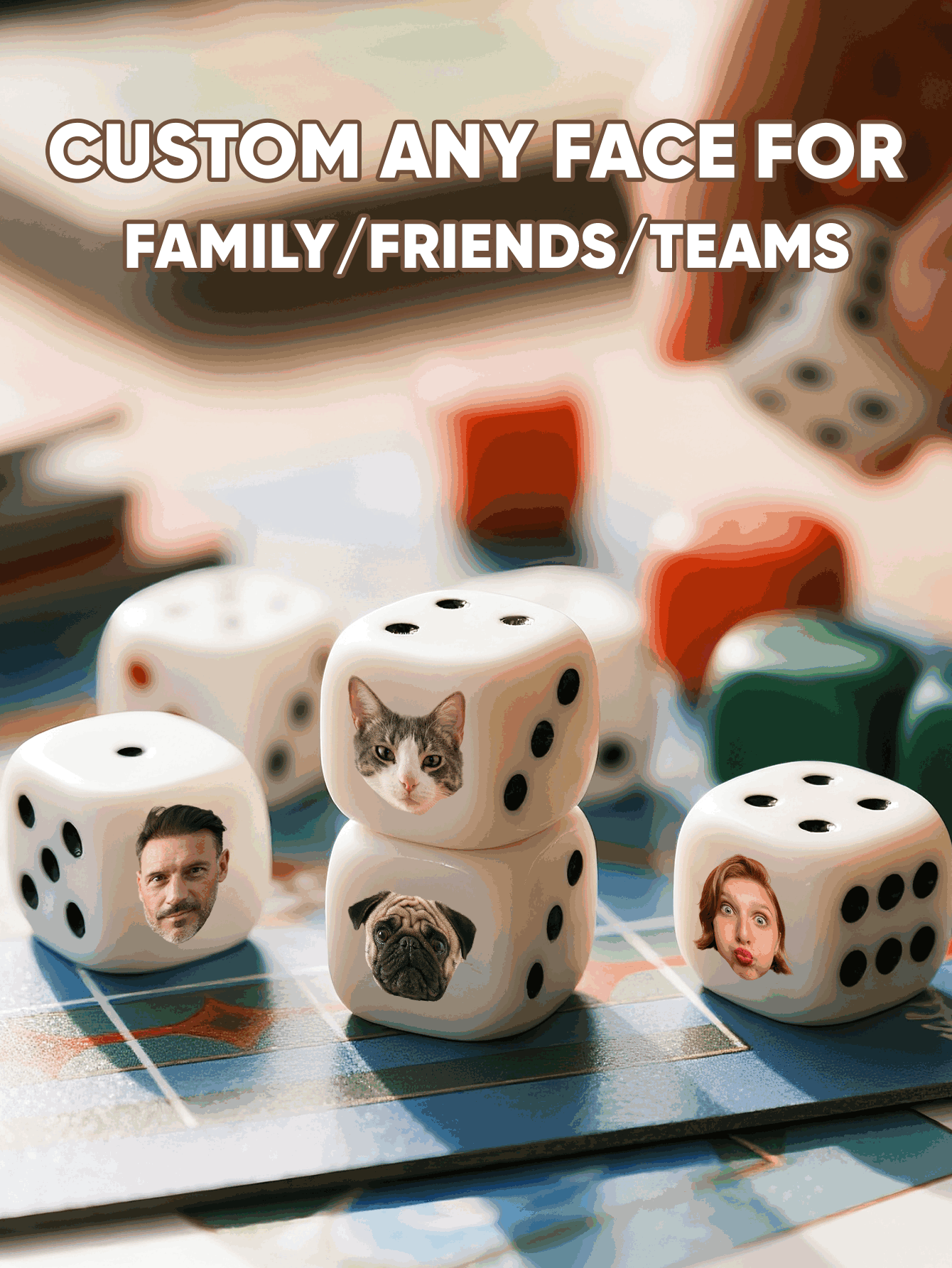 Dadi Personalizzati con Volti, - Party Games Couple recensione e prezzo
