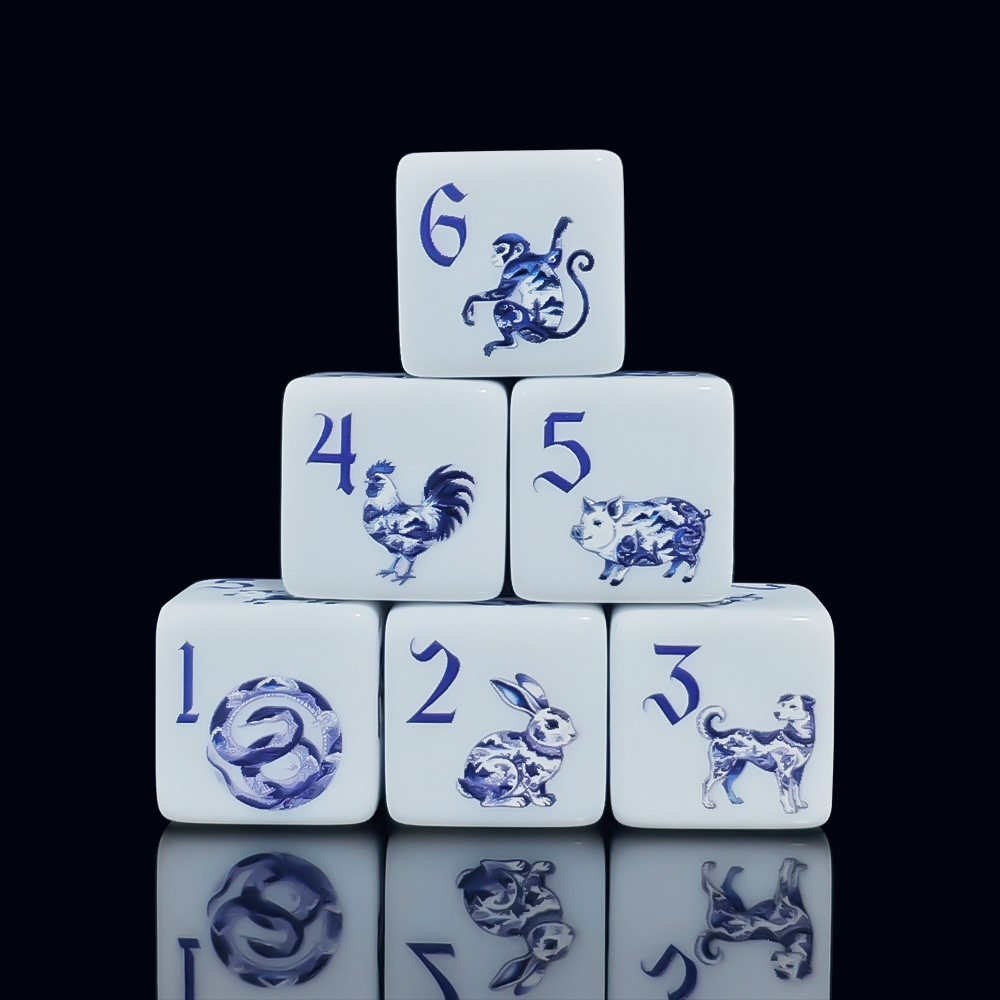 Set di 12 Dadi Acrilici da 16M - Zodiac Party Games recensione e prezzo