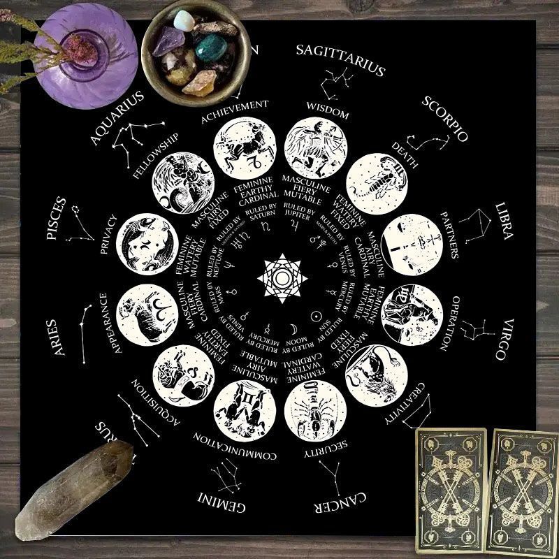 Telo per Tarocchi con Motivo Z - Zodiac Party Games recensione e prezzo