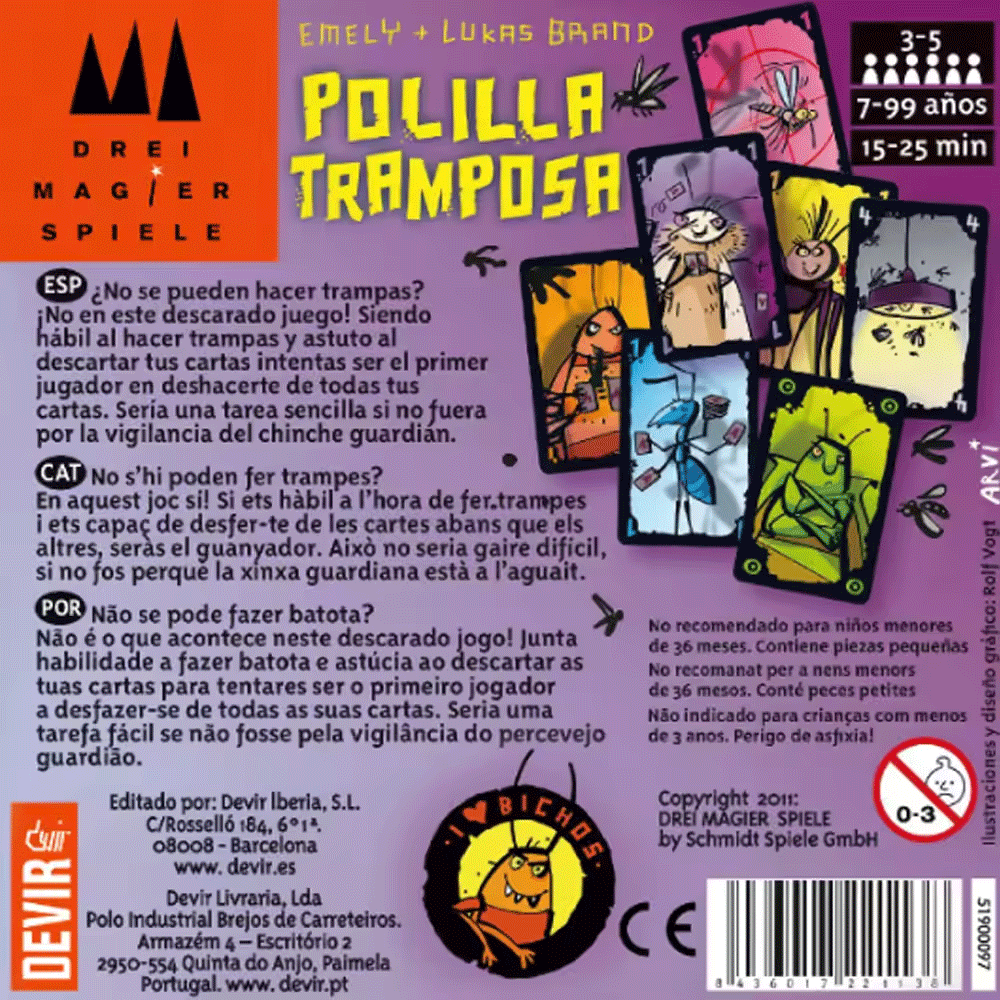 Cheating Moth Gioco di carte s - Party Games Juegos De Mesa recensione e prezzo