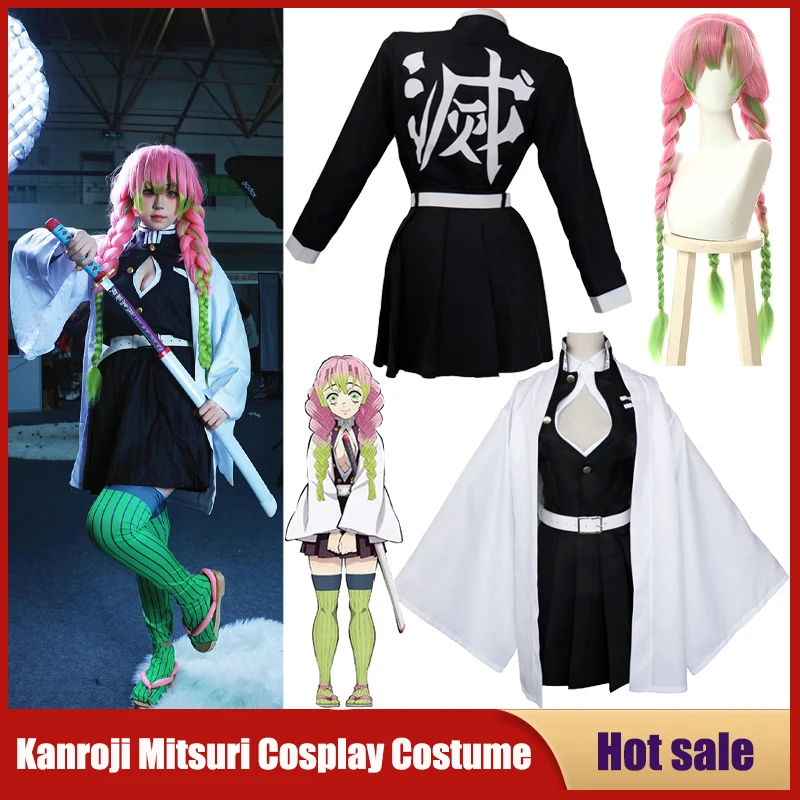 Anime Kanroji Mitsuri Costume  - Party Games Kids And Adults recensione e prezzo