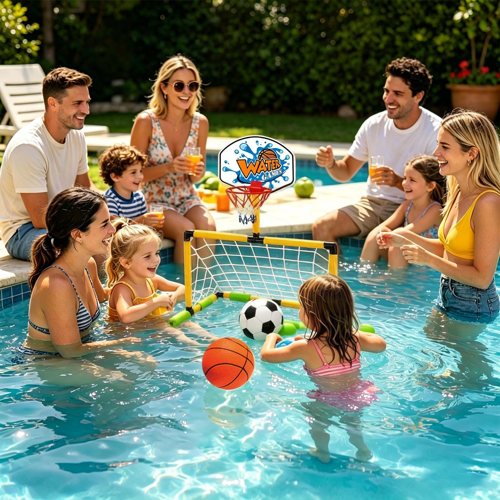 Canestro da basket per piscina - Party Games Kids And Adults recensione e prezzo