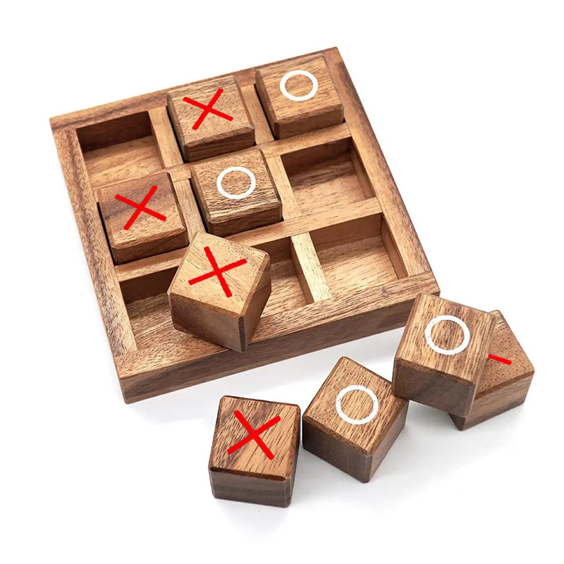 Gioco da tavolo in legno Tic T - Party Games Juegos De Mesa recensione e prezzo