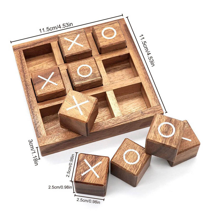 Gioco da tavolo in legno Tic T - Party Games Juegos De Mesa recensione e prezzo