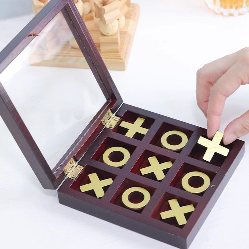 3D Tic Tac Toe Gioco Legno XOX - Party Games Juegos De Mesa recensione e prezzo