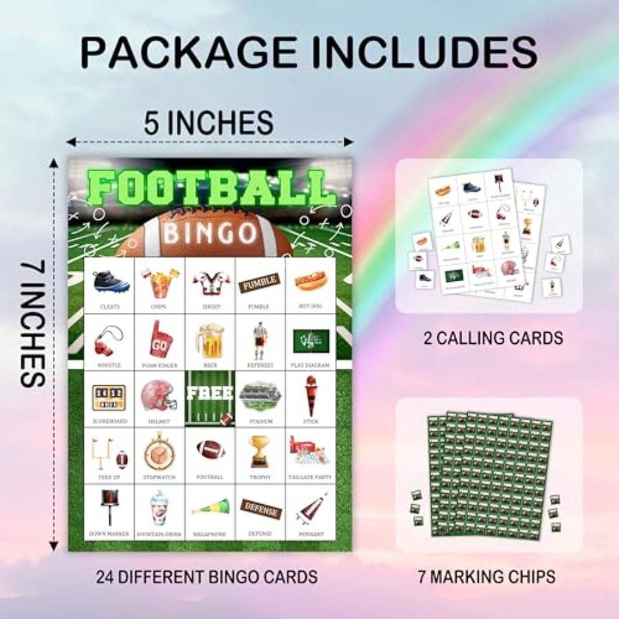 Gioco di Bingo a Tema Calcio,  - Party Games Large Groups recensione e prezzo